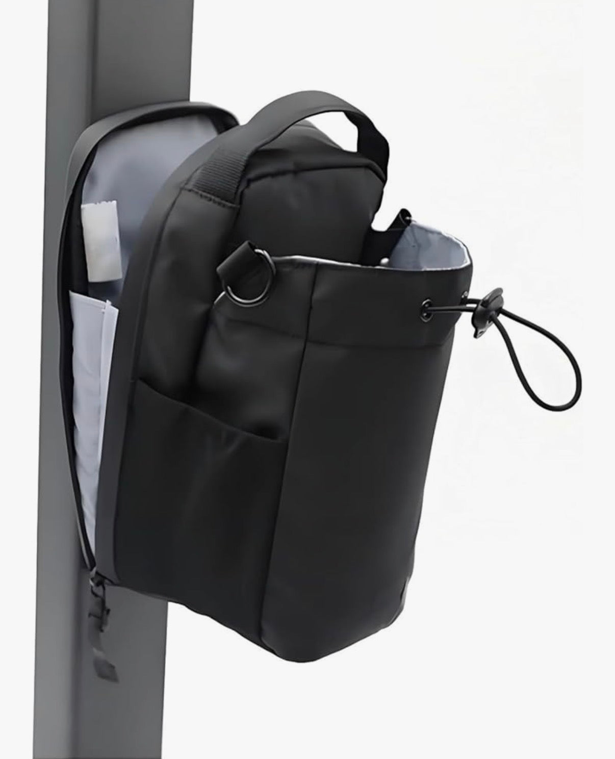 Sac de Gym Magnétique Grande Capacité avec Poche Téléphone et Porte-Bouteille