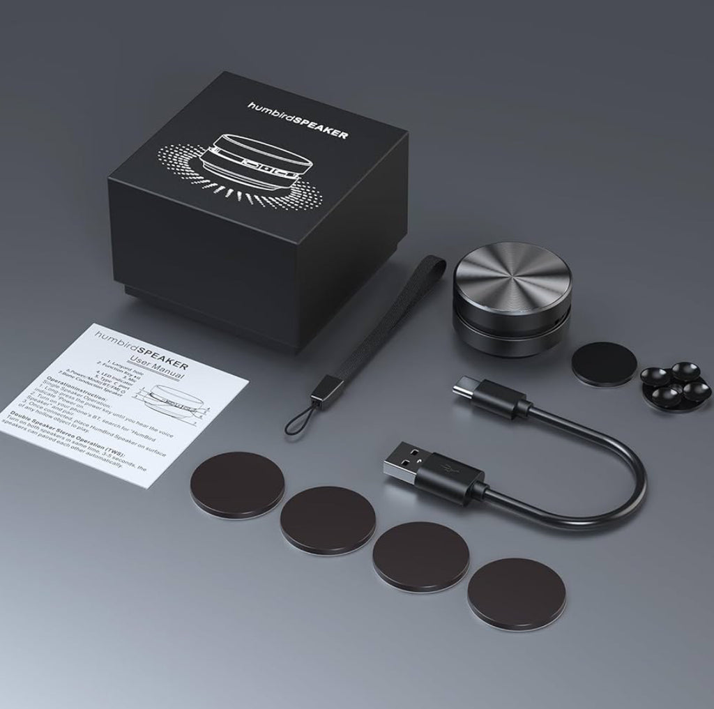 Haut-parleur Bluetooth à conduction osseuse 2025 – Son stéréo TWS, design moderne