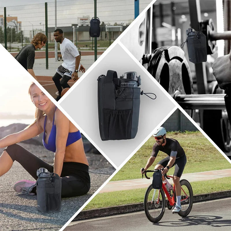 Sac de Gym Magnétique Grande Capacité avec Poche Téléphone et Porte-Bouteille